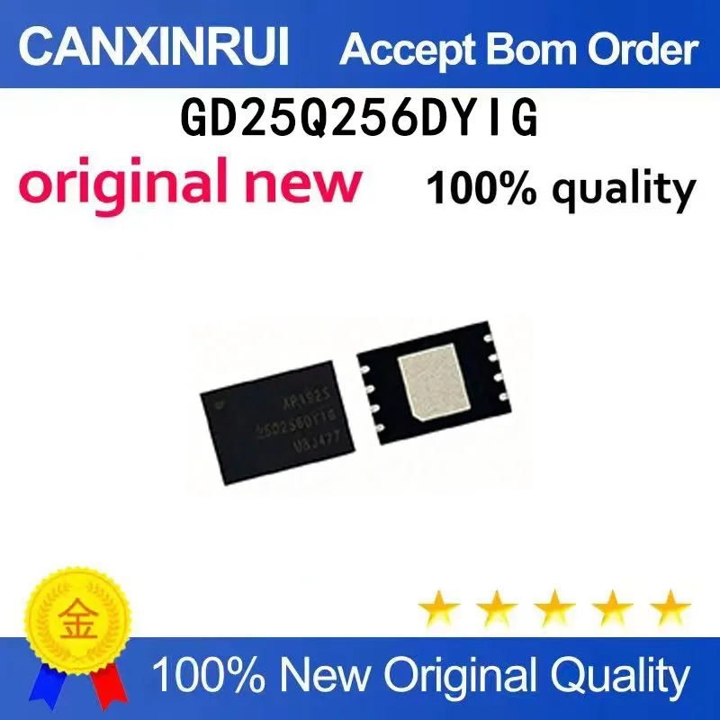 

(5 PCS) GD25R256DYIG GD25Q256DYIG 25R256 32M BIOS chip QFN6MX8M