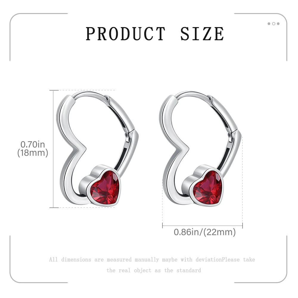 2026 S925 Sterling Silver Heart-to-heart Earrings Hot New Original Jewelry Fashion Classic Earring Elegant Daily Gfit For Women