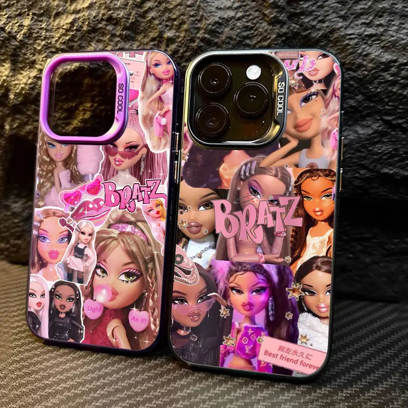 

Fashion Bratzs Disney Phone Case For iPhone 11 12 13 14 15 16 17 Pro Max 16e 17E 17 Air Plus 13 Mini Shockproof Funda Back Cover
