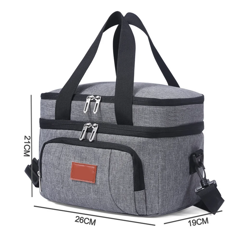 Insulated Meal Tote Bag Premium Thermal Lunch Carrier Bento Handled Keep Warm Fresh Preservation Food Delivery Portable Take-Out