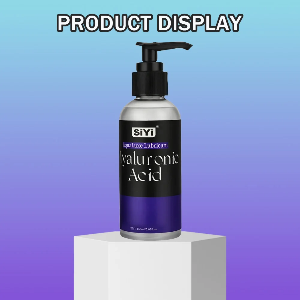 50 مل / 150 مل زيوت التشحيم المائية بحمض الهيالورونيك - غير لزجة، آمنة للواقي الذكري، لطيفة للبشرة الحساسة للأزواج التشحيم الجنسي #4