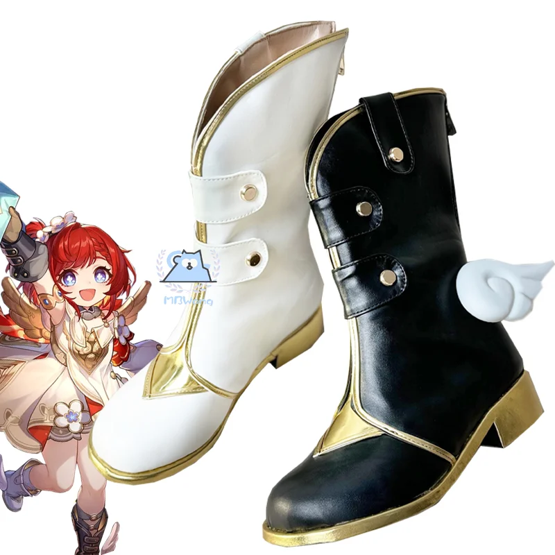 Honkai Star Rail Tribbie Cosplay Shoes Lolita Shoes Little girl Trianne Role Play Trinnon Shoes For Halloween Carnival Prop