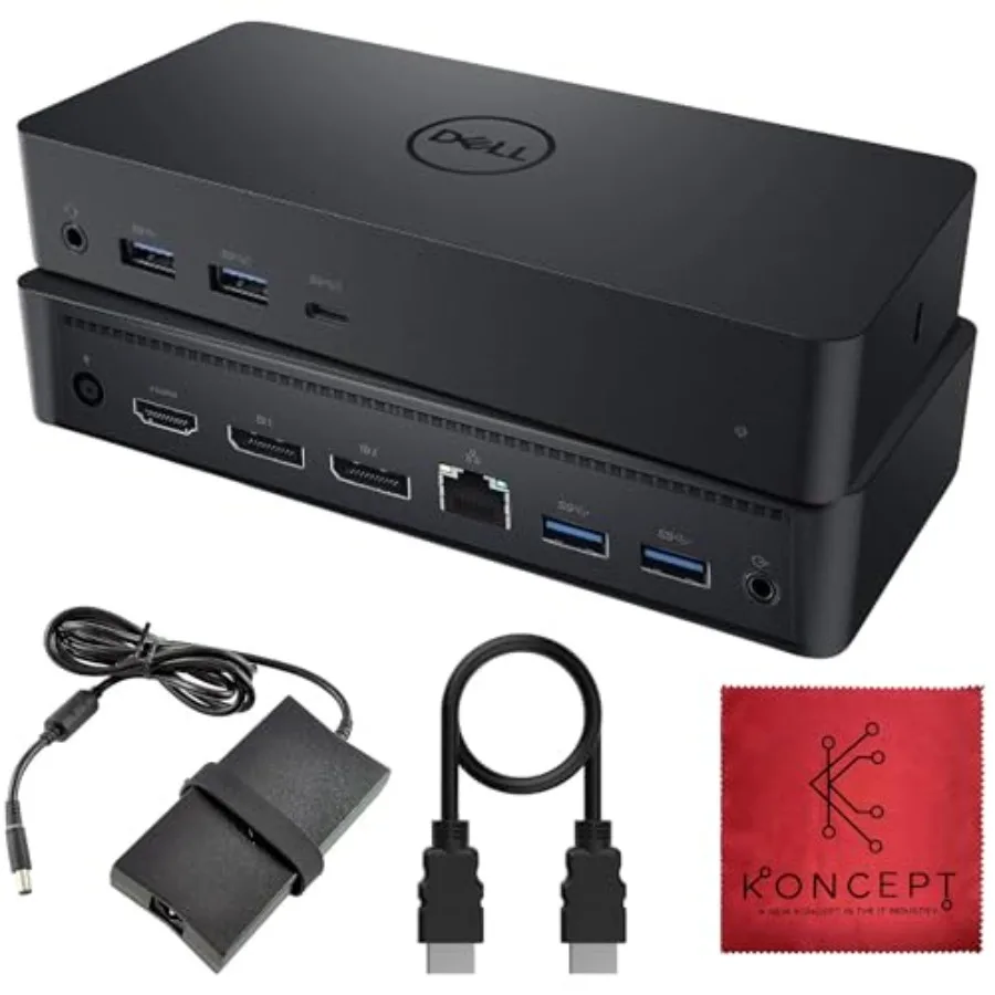 Dell D6000 Docking Station Dual Monitor Aluminum