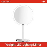 Yeelight Makeup Mirror LED Illumination Mirror Smart Face Sensing Auto On/Off 3500K-5200K 3 Brightness Modes 7 Inch HD Mirror