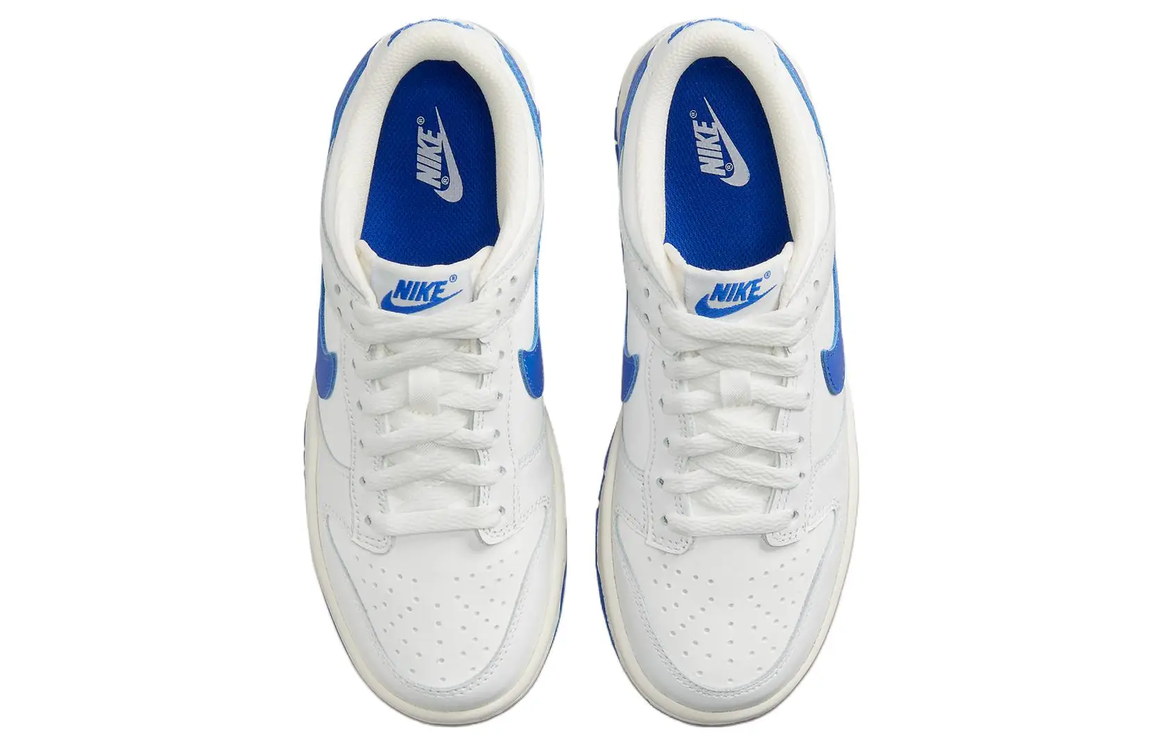 Nike Dunk Low 'Summit White Hyper Royal' GS Sneakers shoes With Original Box