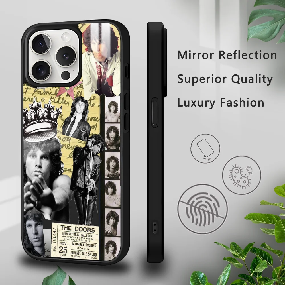 The D-Doors Band Rock Roll Phone Case For IPhone 16 15 14 13 12 11 Pro Xs Max Mini Plus Celulares Hard Funda