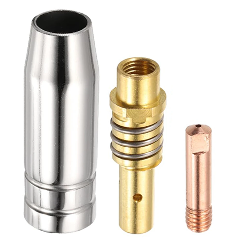 

Комплект насадок для сварки 0,8/1,0 мм, 15AK, проводящие насадки, контактные насадки для сварочной горелки MIG, сменные аксессуары