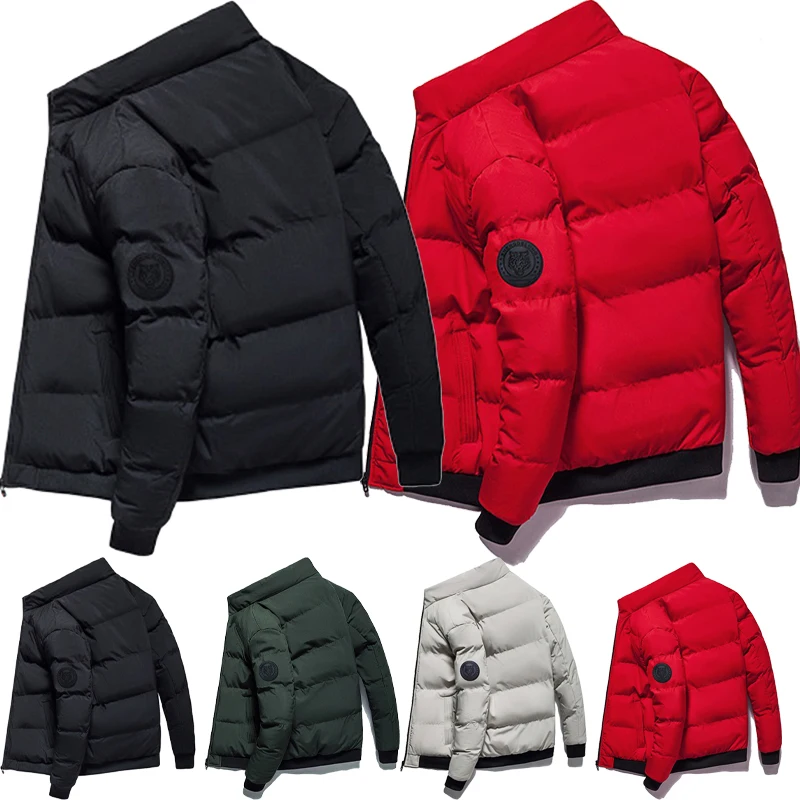 

Winter Men's Casual High Neck Jacket Fashionable ThickJacket Suitable for Outdoor Sports S-5XL