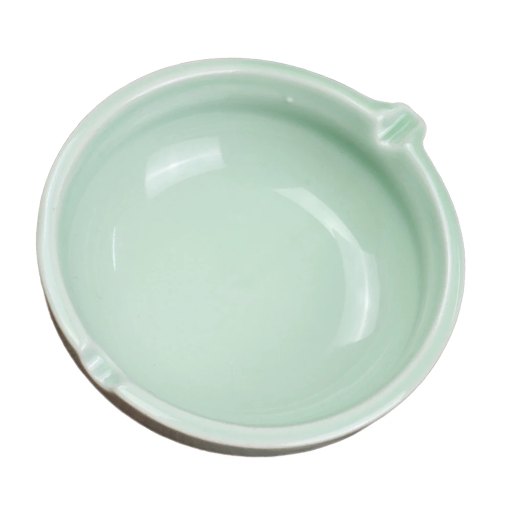 

Calligraphy Ink Dish Ceramic Pen Washing Plate Office Inkwell Brush Rest Creative Attractive Gift Dipping Bowls