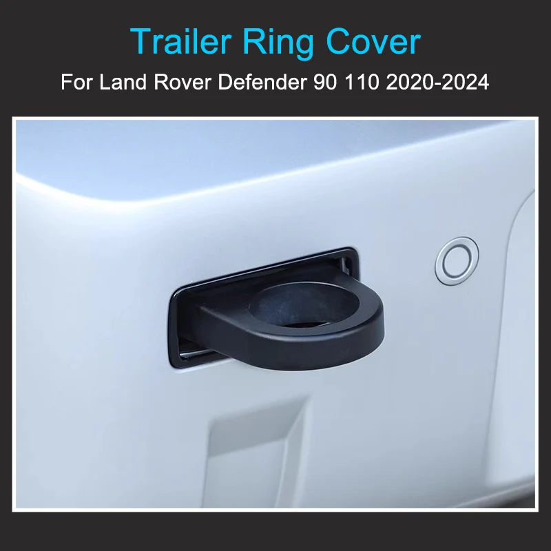 Trailer ring cover for Land Rover Defender 110 90 2020-2024 Decorative cover for Defender 110 Accessories