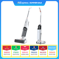 ILIFE W90 Cordless Wireless Wet Dry Smart Mop Washing , 5500Pa Suction, 1 Min Self Cleaning, Large Dual Water Tank