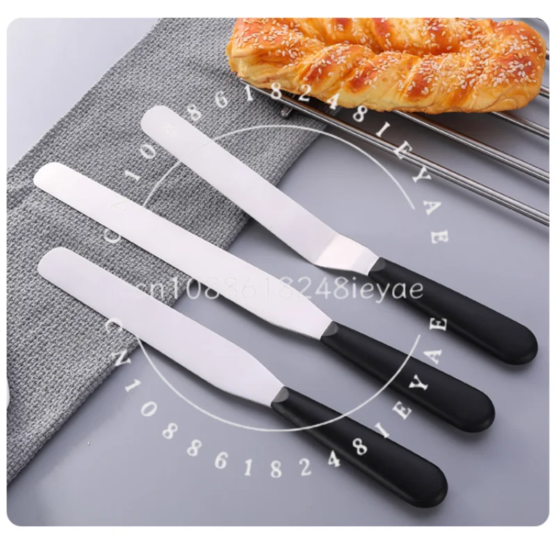 Decoration Cake Smoothing Knife Cream Scraper Spatula Demoulding Knife Baking Tool Baking Scraper Stainless Steel