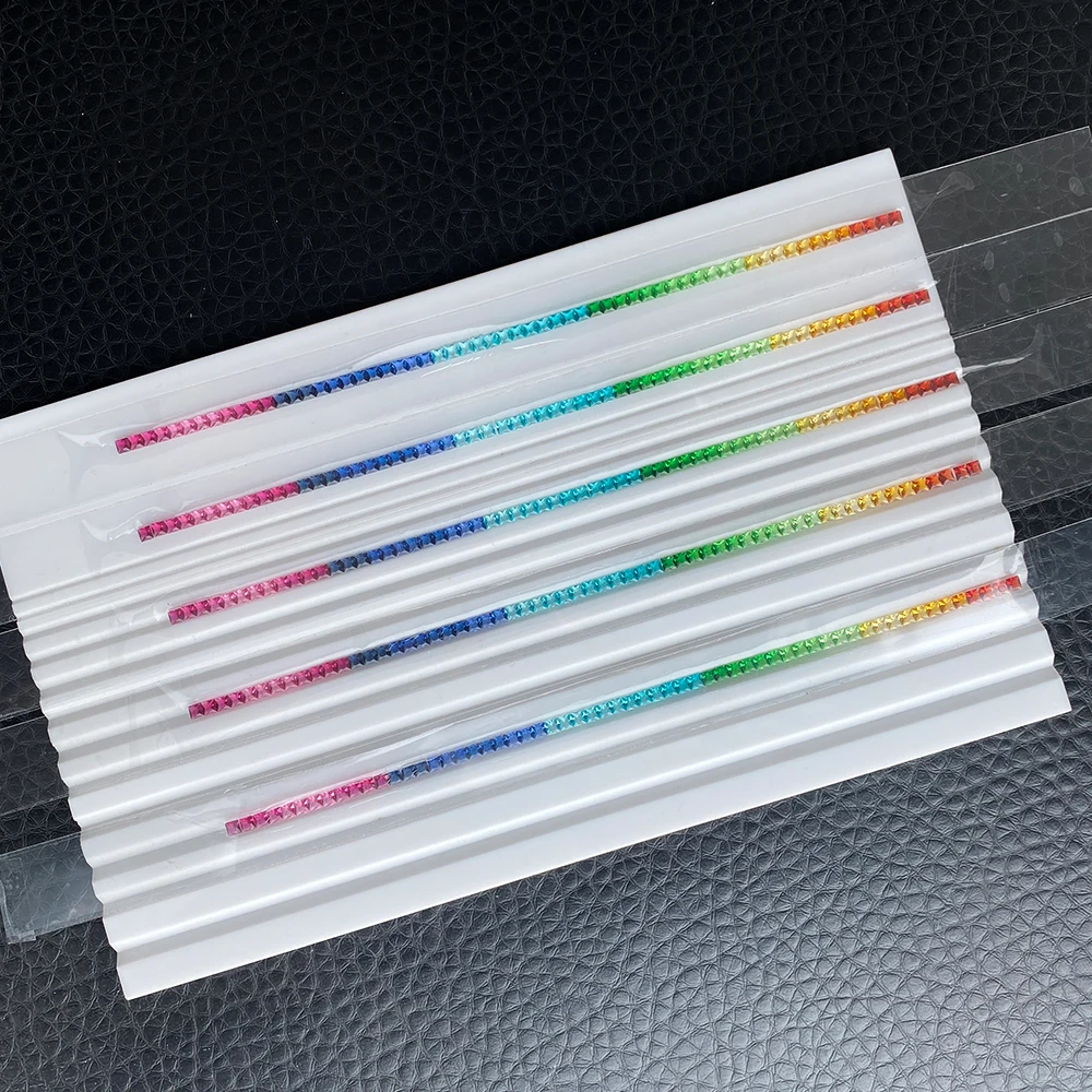 

ChuPing 5A Grade Round And Square And Emerald Cut Rainbow Line Nano Synthetic Nano For Making Jewelry