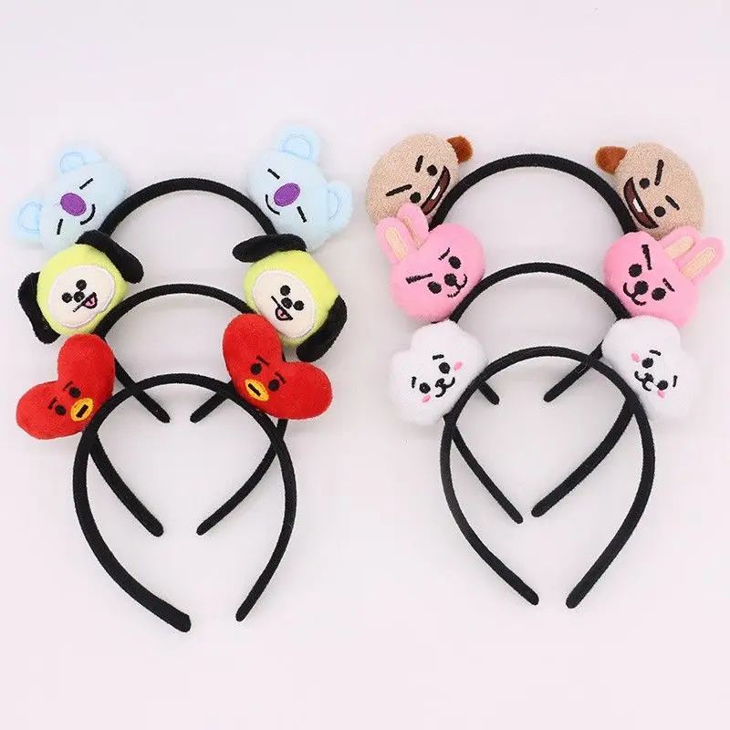 

BT21 cartoon hairband, cute headband accessory, hair decoration, concert idol support merchandise, gift, photo decoration 2026