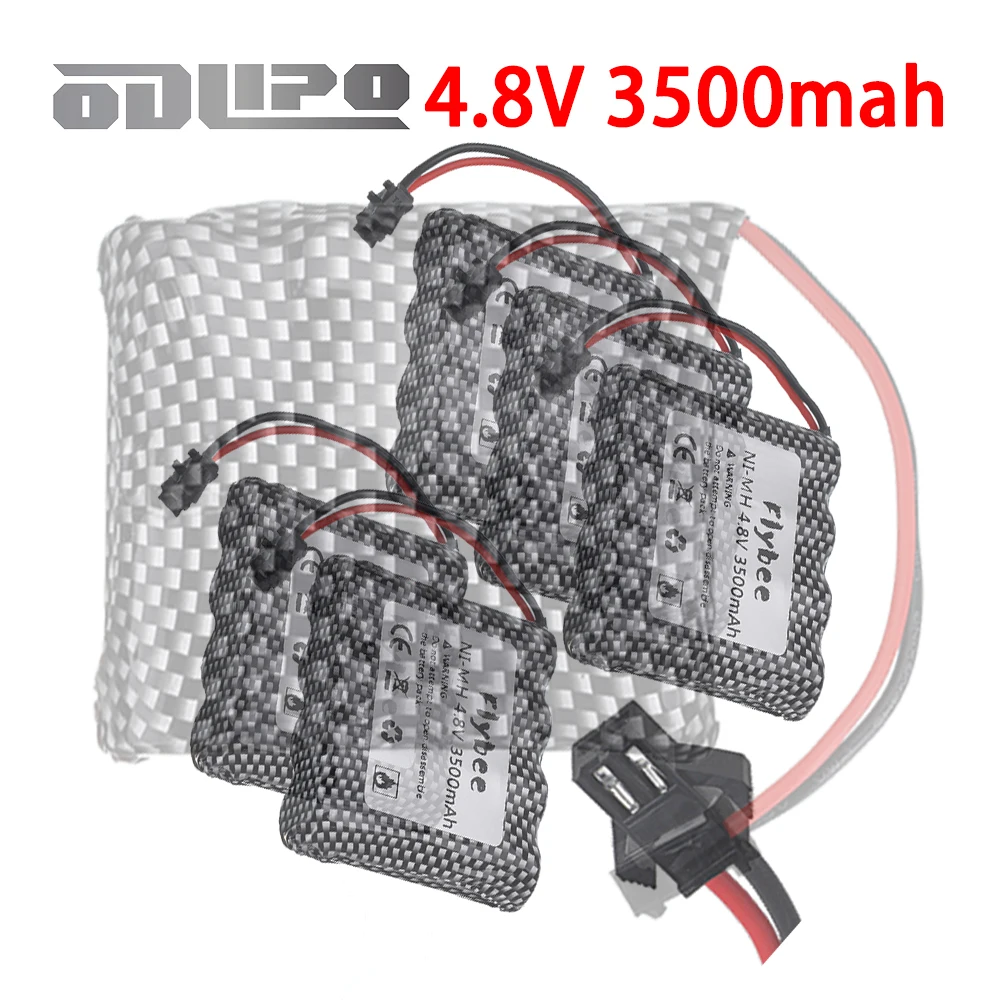 Aa NiMH 4.8V Battery Upgrade 3500mah Capacity For Rc Electric toys Cars Trucks Tanks Robots Boats 4.8V 1400mAh Batteries 1-10pcs