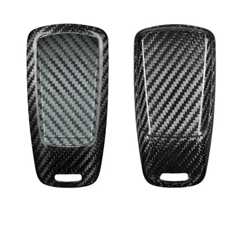 A + ألياف الكربون سيارة مفتاح فوب غطاء الحال بالنسبة لأودي Q7 TTS A4L A3 A4 S5 A6L QT Q5 B6 B7 #4