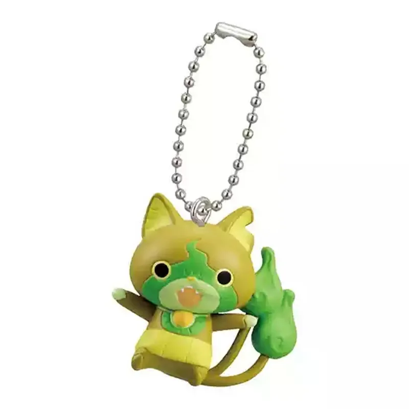 6 قطعة 3 سنتيمتر الفاكهة اليابانية يوكاي ساعة عمل الشكل دمية البلاستيكية جمع العنب البطيخ لعبة مجسمة #3