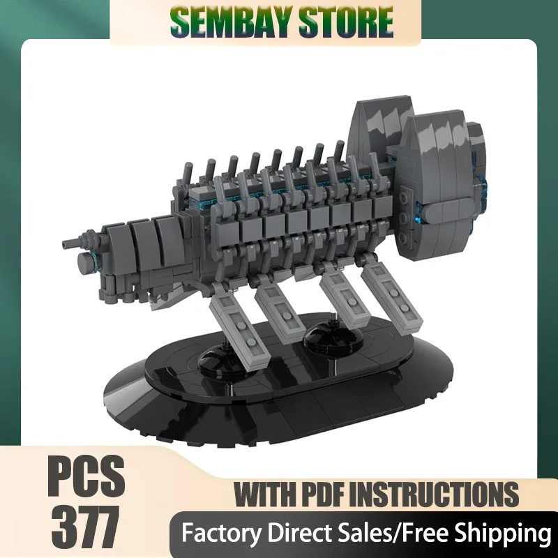 

Spacecraft Model Moc Building Bricks Modular USG Ishimura (Dead Space) Model Technology Blocks Christmas Toy Construction Gifts