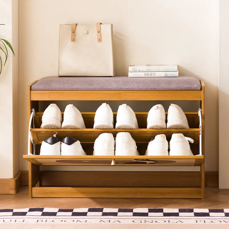 

Creative cat home door shoe changing stool integrated cartoon low stool small stool wearing shoe stool advanced shoe rack