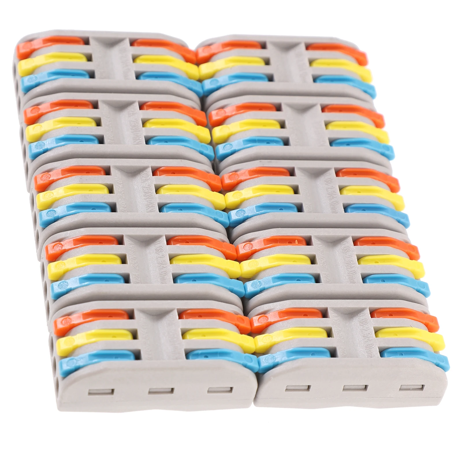 

10pcs Wire Connectors Quick Splice Electrical Tools Car Outlet Crimp Lever Design Insulation Anti Flame Easy Installation