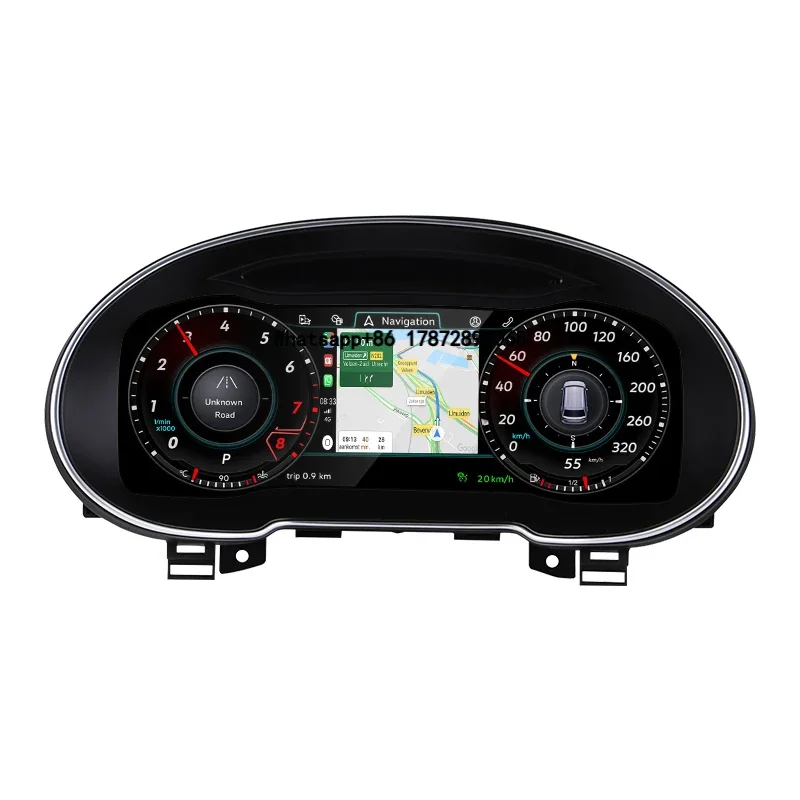 

2026 12.3nch LCD Digital Cluster For Skoda Octavia 2015-2020 Dashboard Panel Speedometer Wireless Carplay