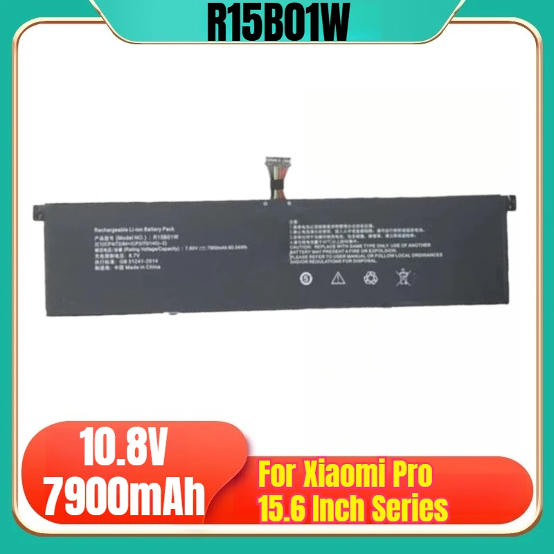 

R15B01W 10.8V 7900mAh Laptop Battery for Xiaomi Pro 15.6 Inch Series 171501-AQ /AL/AF TM1707 TM1701 Notebook