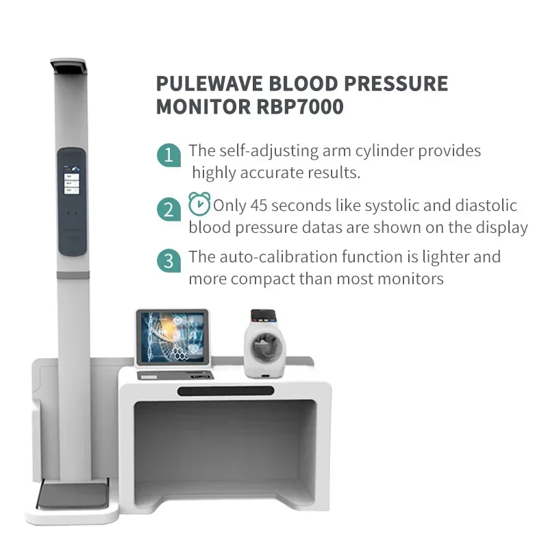 Sonka Medical Supplies Multi Function Machine Combine Urinalysis Blod Pressure Monito Act Health Kiosk for Hospital