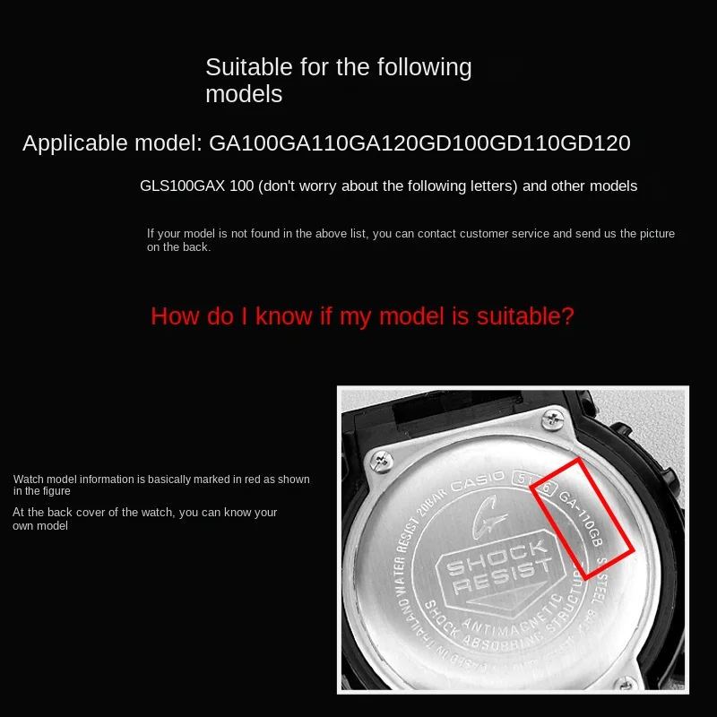 For Casio G-SHOCK dial button case Rotate Key GA-100 GA-110 GA-120 GD-100 GD-110 GD-120 GLS-100 GAX-100 dial buckl eaccessories