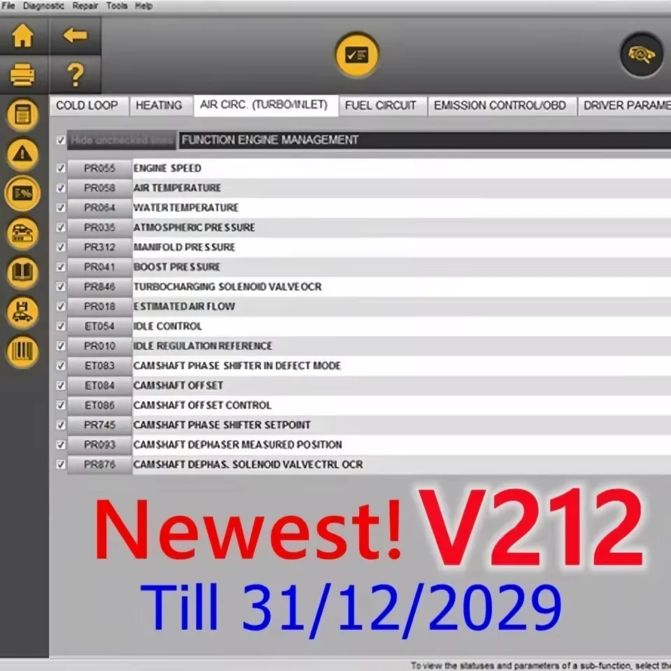 2025 أحدث SW V215 V212 V209 V220 لرينو يمكن كليب أداة تشخيصية هدايا مجانية + Reprog V191 + Dialogys V4.72 Automot