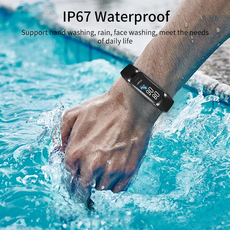 Health Monitor Smartwatches Heart Rate Monitor Fitness Tracker Wristband Slim Smart Watch Men Women Waterproof Bracelet Weather