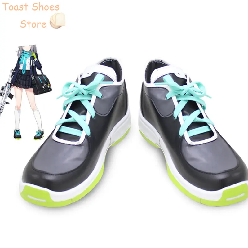 Spiel blau Archiv Sunaokami Shiroko Cosplay Schuhe Halloween Karneval Stiefel Pu Schuhe Cosplay Requisiten Kostüm Requisite