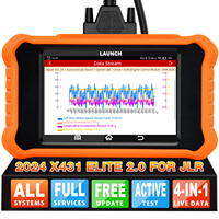 LAUNCH X431 Creader Elite V2.0 designed For Jaguar for Land Rover All System Car Diagnostic Tool Bi-directional Test OBD Scanner