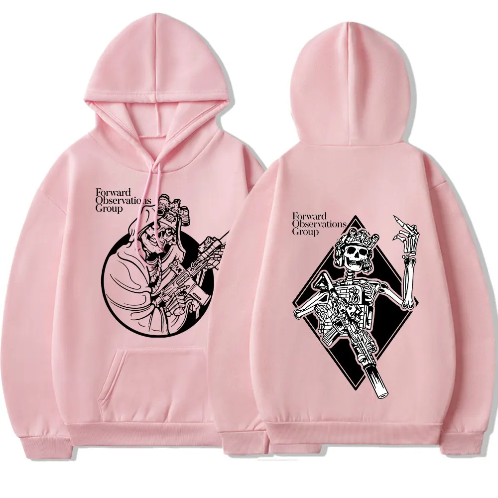 Forward Observations Group Hoodie Punk Skeleton Gothic Hoodies