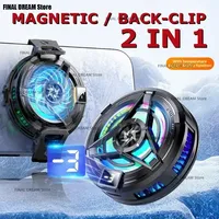 New SL17 Magnetic Display Phones Cooler Back-Clip 2 in 1 Game Cooler for mobile phones Cool Heat Sink gamepad cooler