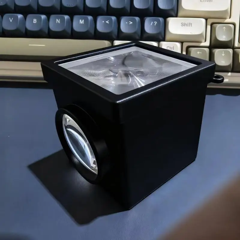 1Pc 3D Printed Waist-Level Camera Finder Housing for 5x5 Fresnel Lens - Optical Viewfinder Accessory