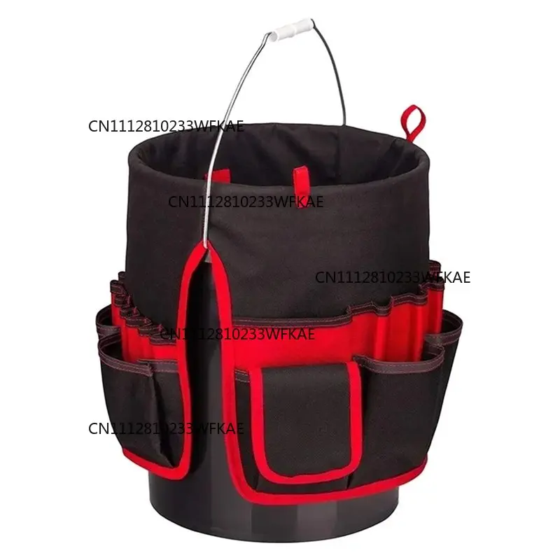 Multi-Purpose Tool Bucket Storage Bag Waist Pouch Belt Organizer for Electrician Garden Repair Tools Holder