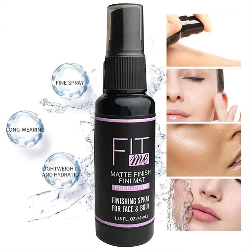 Finishing Spray Long Lasting Makeup Setting Spray Waterproof Easy to Clean Fast Drying Portable Oil Control Cosmetics