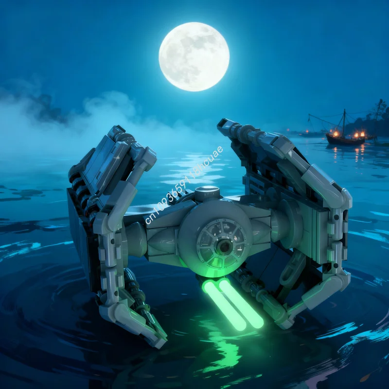 

174pcs MOC Ultimate Micro TIE Advanced Star Battle Model Building Blocks Architecture Toys Christmas Gifts Idea Education