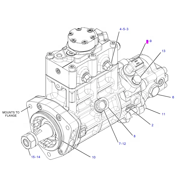 Cat c6.4 engine speed sensor 238-0120 311-3858 for caterpillar engine sensors