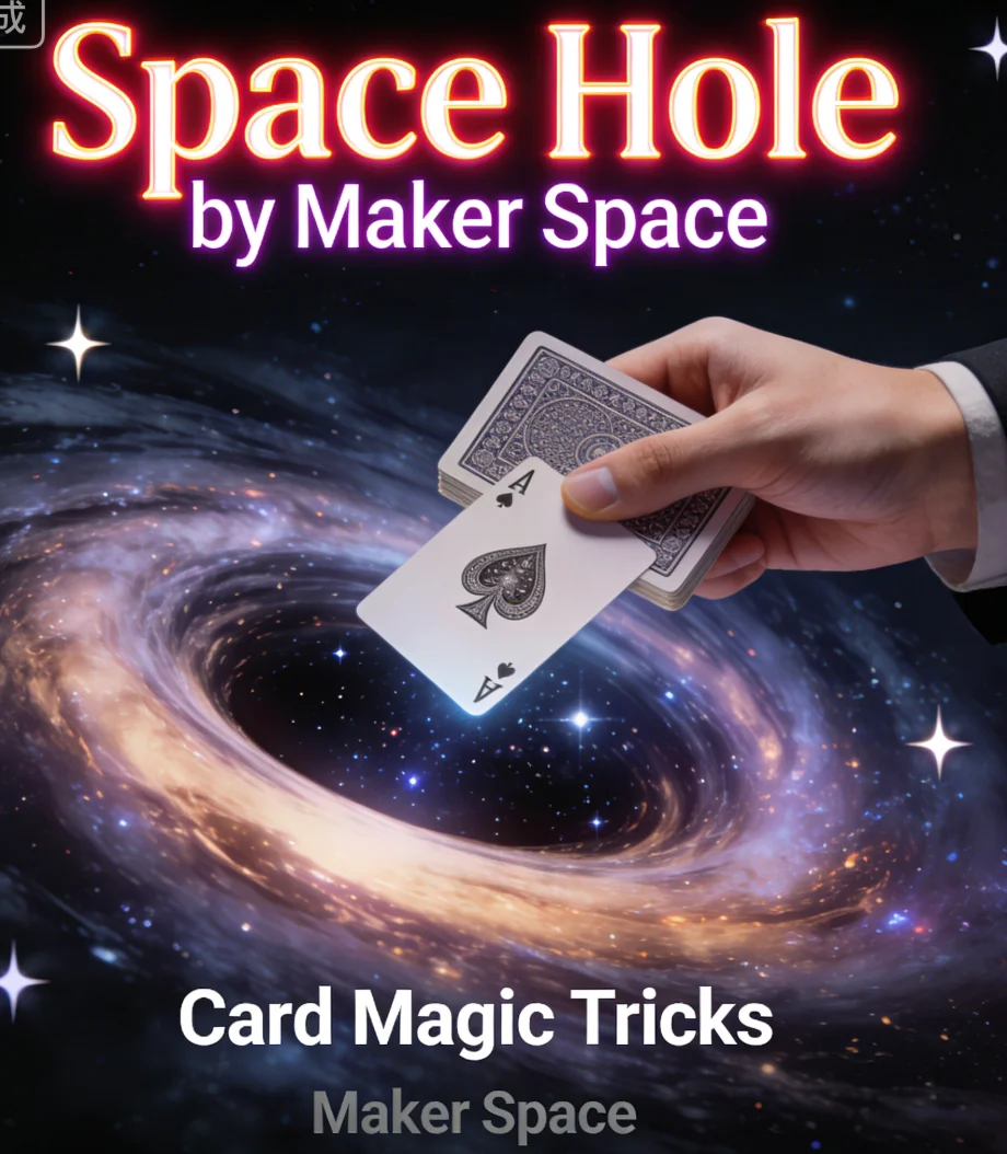 

Волшебный трюк «Космическая дыра» – мгновенная смена карт, иллюзия черной дыры, профессиональный фокус для крупного плана и сценического использования, визуальная трансформация