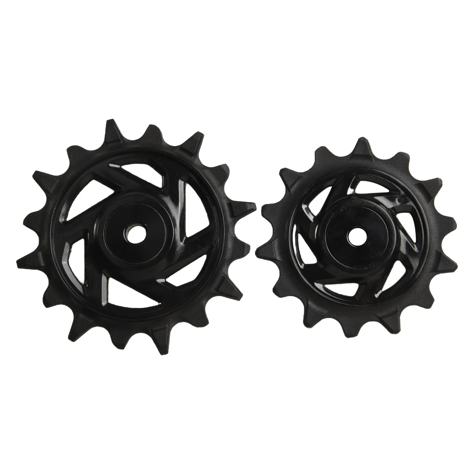 

Bicycle Rear Pulleys Kit Derailleur Pulley Aluminum Alloy Gasket Quiet Operation Steel Bearing Quick Installation