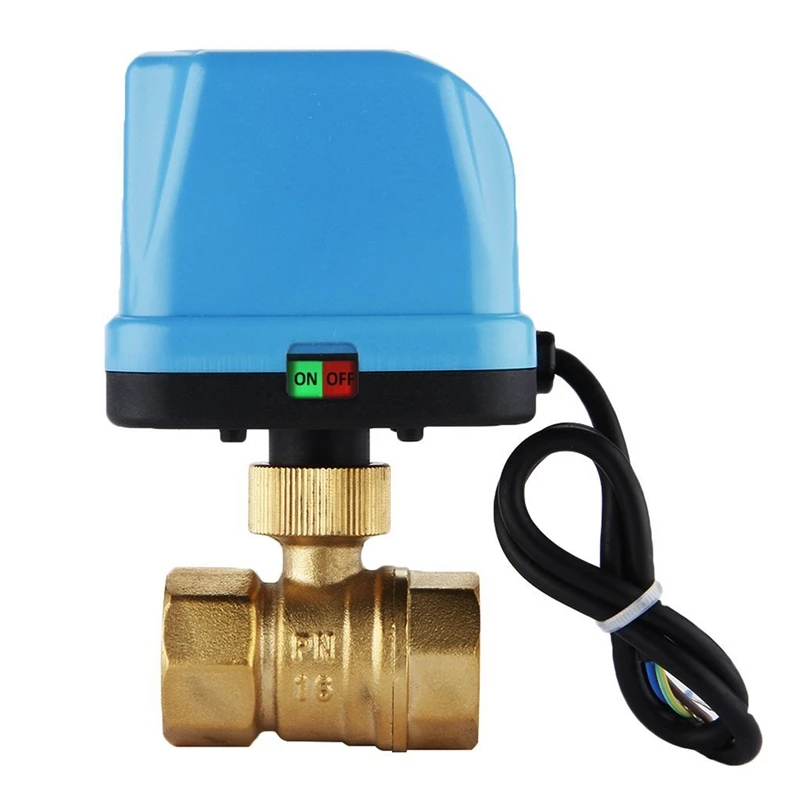 2-Way Zone Valve Two-way Valve Motor Ball Valve Electric Electric Valve Reversing Ball Valve 220V-A07G
