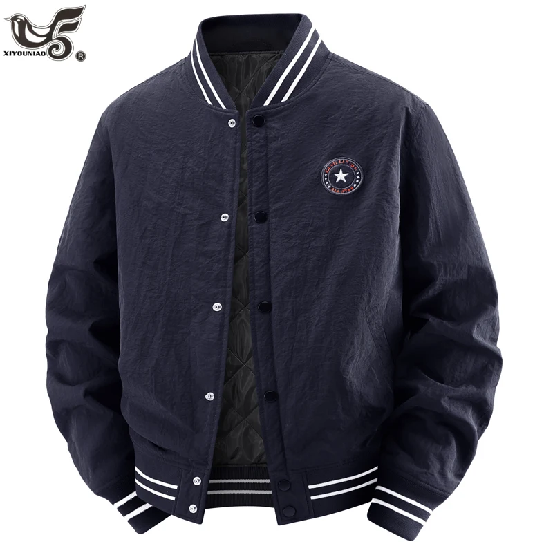 

Осень-зима, мужская стеганая уличная одежда, пальто-карго, повседневная толстая теплая бейсбольная куртка, ветрозащитная водонепроницаемая куртка, мужские парки