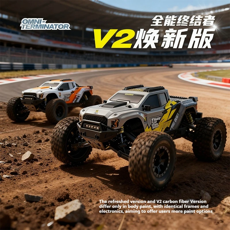 

LLL 1:10 НОВЫЙ универсальный терминатор с дистанционным управлением, электрический бесщеточный полноприводный внедорожник, радиоуправляемая модель автомобиля, версия V2
