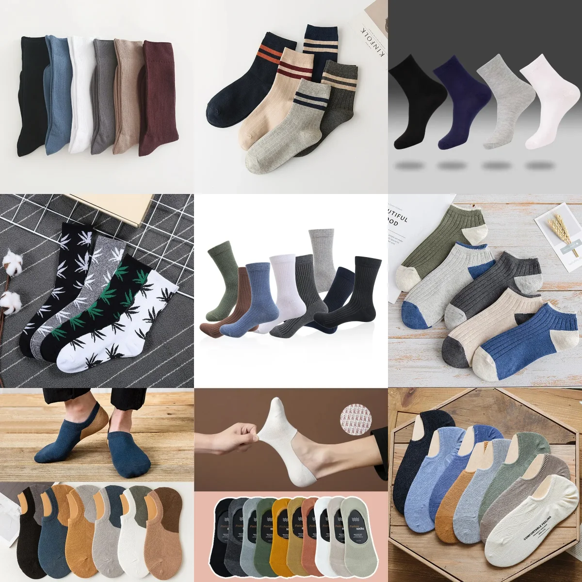 

Men's Socks High Quality Soft Cotton Breathable Middle Tube Socks Men Male Casual Hip Hop Skateboard Long Socks Christmas Gifts