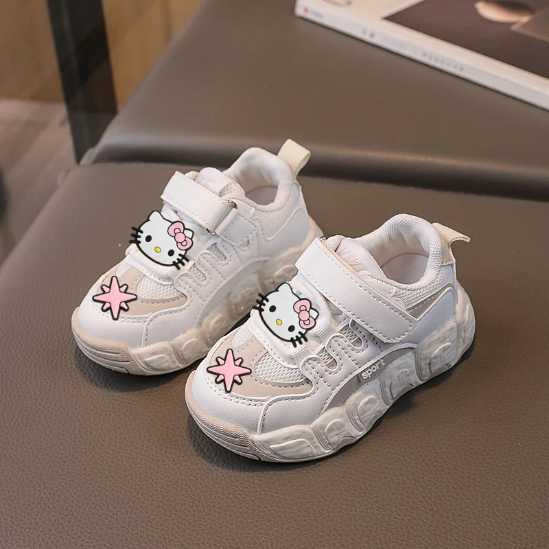 

hello kitty Spring fall New Sneakers Boy girl Baby Summer Mesh Toddlers shoes Sanrio Kids cute Casual Shoes