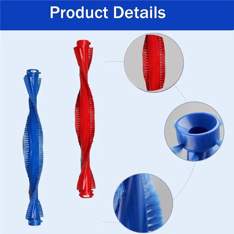 Spazzole a rullo di ricambio a caldo per Dyson Wash G1 Wet Cleaner Attacco per aspirapolvere Barra per spazzole Detriti anteriori e posteriori