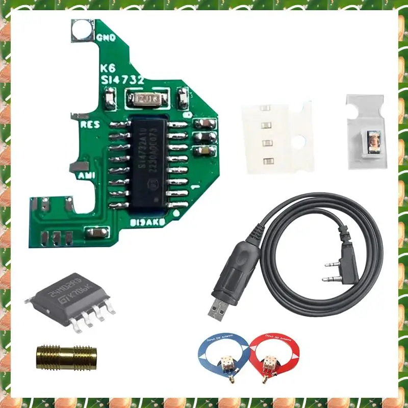 Модуль JAJA SI4732 + 2 пончика антенны + USB-кабель для программирования, коротковолновый модуль модификации, версия FPC для Quansheng UV-K5 UV-K6