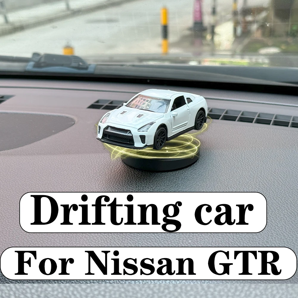 

Dynamic Drifting Alloy Car Model - 360° Rotating Racing Decor for Dashboard Console - Premium Metal Die-Cast For Nissan GTR