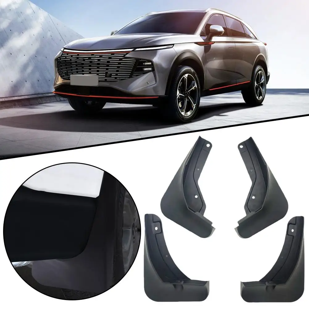 For Haval F7 2025 Mud Flap Mudflap Front Rear Anti-splash Accessories Mudguards Special 4 Pieces Guard Splash K4p8